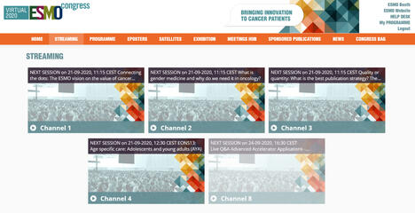 Live Streaming Home Page