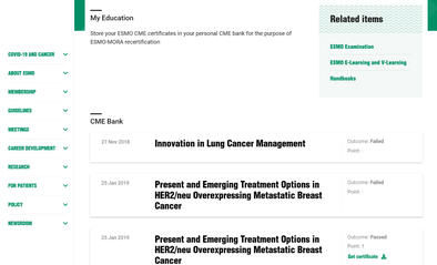 elearning Certificates repository
