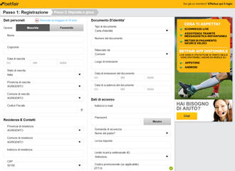 Deposit account registration