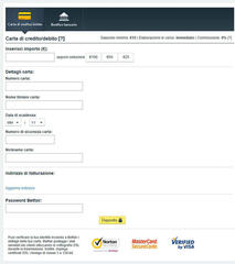 Making a deposit on gaming account
